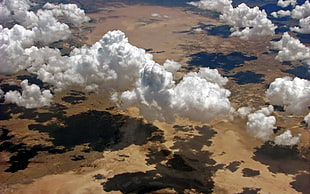 Clouds,  Height,  Shadows,  Land