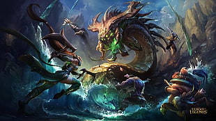 League of Legends poster HD wallpaper