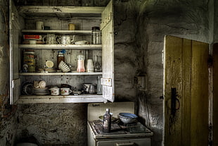 gray and black industrial machine, room, house, interior