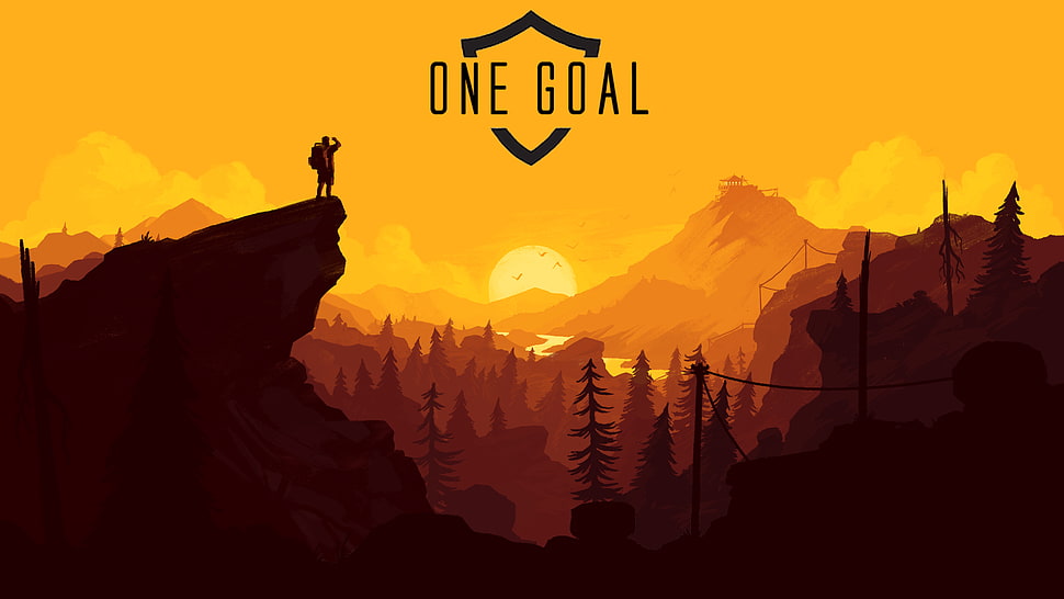 One Goal logo, One Goal HD wallpaper