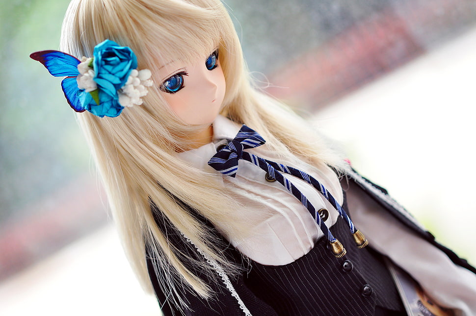 female anime doll HD wallpaper
