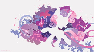 My Little Pony painting, My Little Pony, Sweetie Belle, music, white