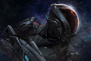 Metal Gear character, Mass Effect: Andromeda, Mass Effect HD wallpaper