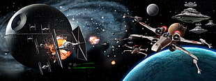 Universe illustration, Star Wars HD wallpaper