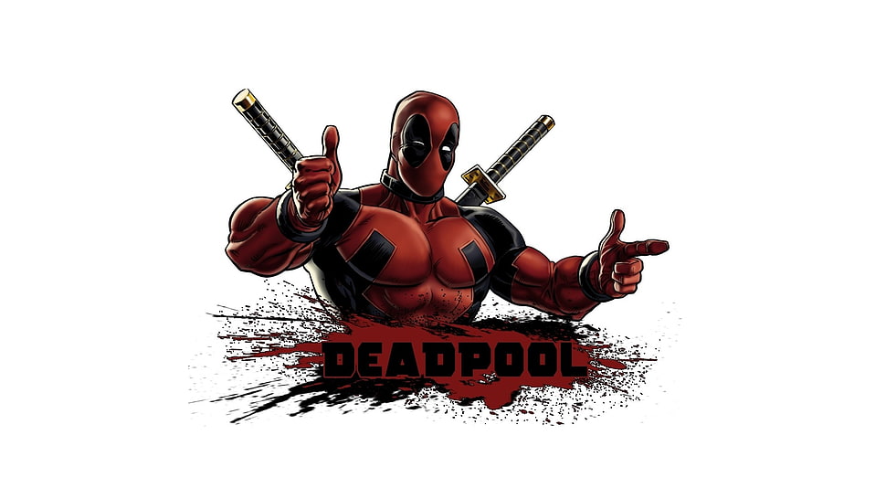 Deadpool illustration, Deadpool, artwork HD wallpaper