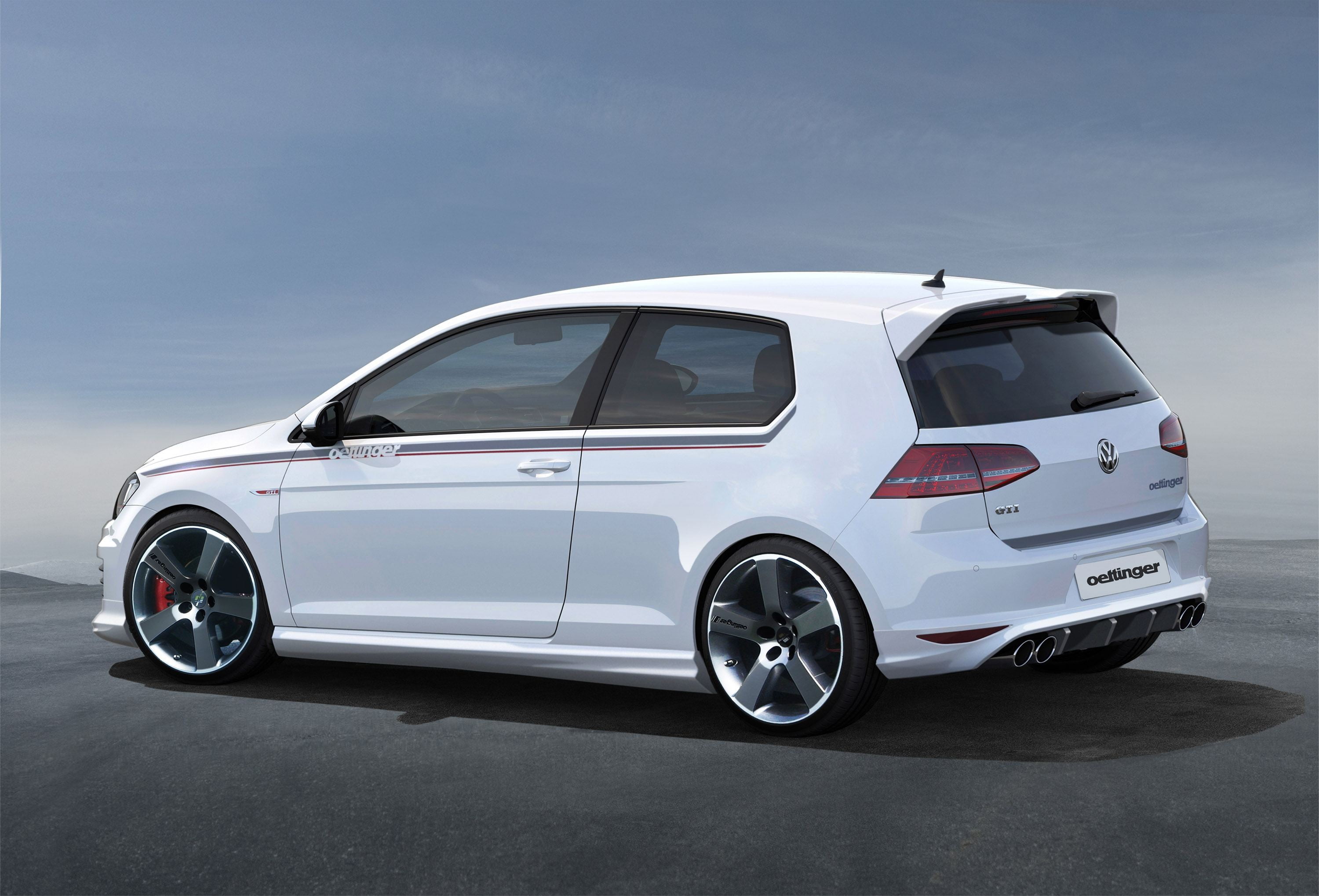 White 5-door hatchback, VW Golf 7 GTI, Volkswagen Golf mk7, car HD ...