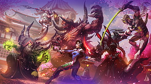 League of Legends digital wallpaper