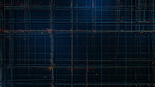 blue textile