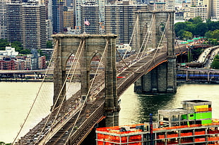 Brooklyn Bride, New York, USA, bridge, Brooklyn Bridge, New York City HD wallpaper