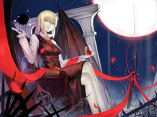 Vampire animated character HD wallpaper