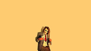 Joker illustration, Joker, Heath Ledger
