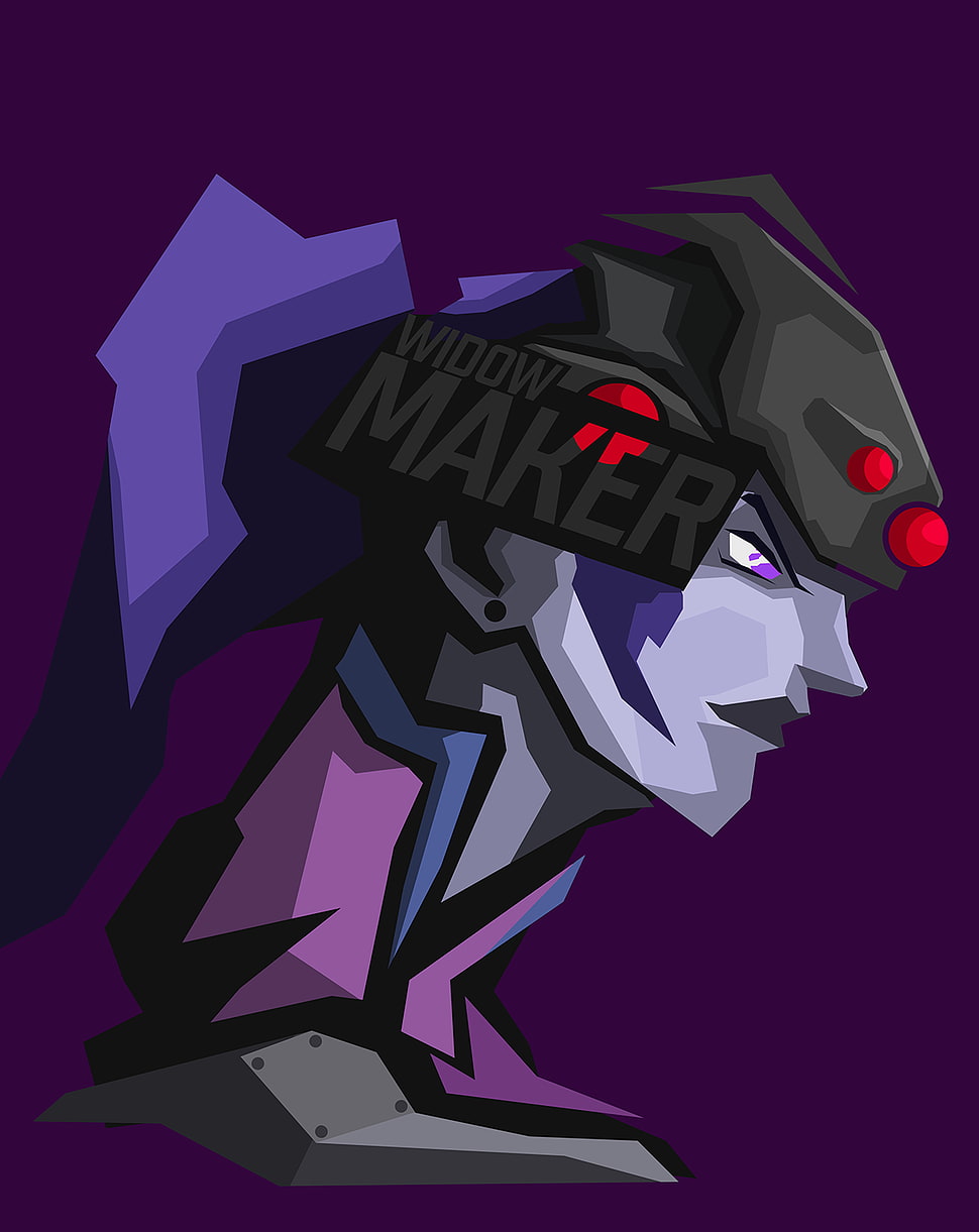 Widow Maker illustration, superhero, Marvel Divas, DC Comics, Widowmaker (Overwatch) HD wallpaper