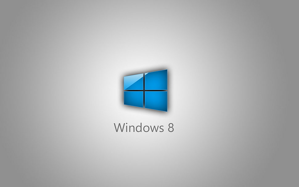 white and blue wall decor, Windows 8, Microsoft Windows, Microsoft, simple HD wallpaper