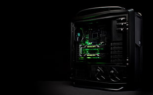 turned on gaming computjer tower