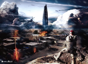 FPS game application screenshot, war, snipers