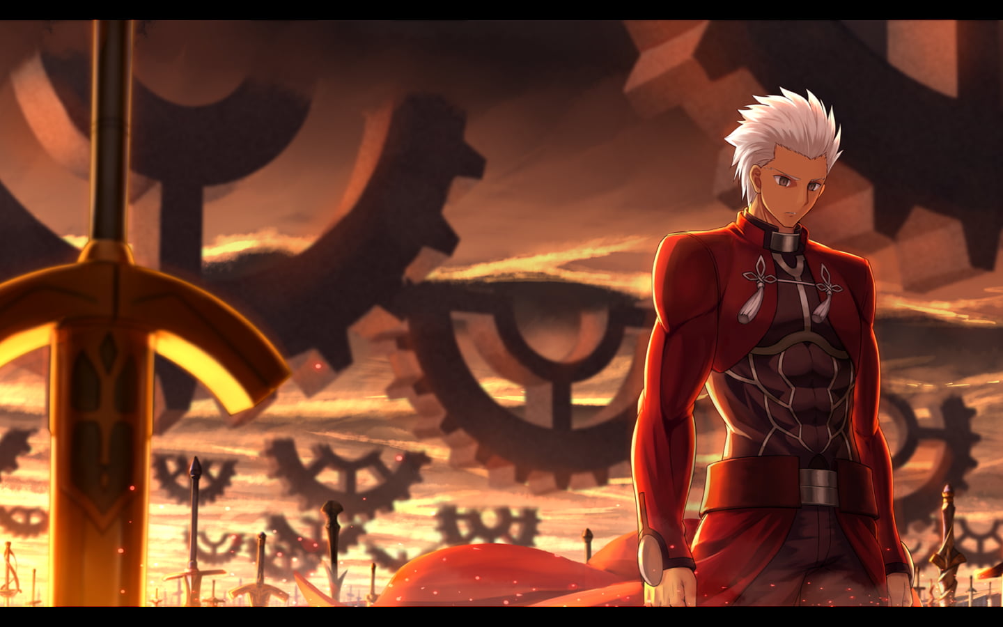 Fate Stay Ultimate Bladeworks Archer Digital Wallpaper