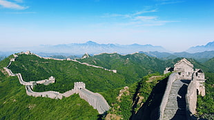 Great Wall of China, nature, landscape, mist, Great Wall of China HD wallpaper