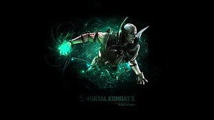 Mortal Kombat 10 wallpaper, video games, Mortal Kombat X, Mortal Kombat, simple background HD wallpaper