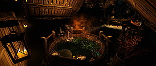 round brown wooden tub, The Elder Scrolls V: Skyrim