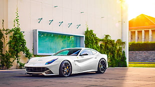 white coupe