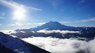 photo of mountain during daytime