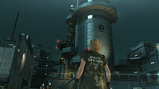 men's black and white crew-neck shirt, Metal Gear Solid V: The Phantom Pain, Big Boss, Metal Gear Solid 