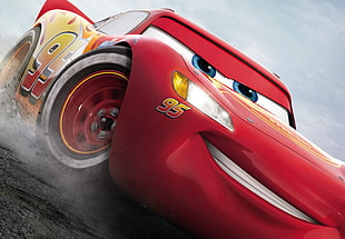 Disney Cars Lightning McQueen graphics HD wallpaper