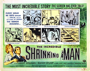 The Walking Dead comic book, The Incredible Shrinking Man, Film posters, B movies, psychotronics