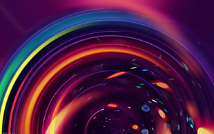 abstract, colorful, digital art HD wallpaper