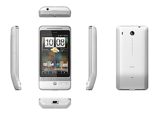 silver smartphone concept
