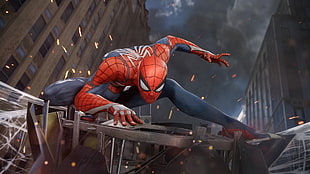 Spider-man digital wallpaper, video games, Spider-Man, Spider-Man (2018)