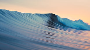 sea wave digital wallpaper HD wallpaper