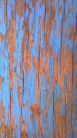 closeup photo of blue and brown wooden surface HD wallpaper