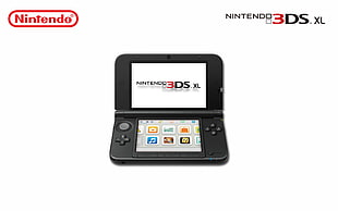 black Nintendo DS handheld console, video games, consoles, Nintendo, Nintendo 3DS