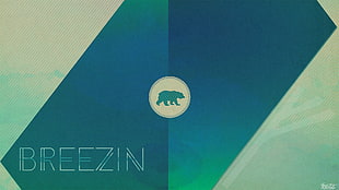 Breezin wallpaper, artwork, pattern, bears, geometry