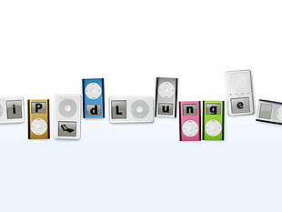 assorted color iPod Nano 2nd gen HD wallpaper