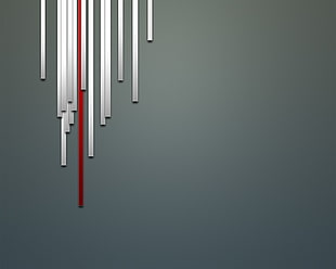 gray and red illustration, lines, simple background