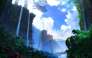 rainbow, Aion, video games HD wallpaper