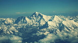 alp mountain, mountains, sky, nature HD wallpaper
