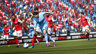 soccer player, FIFA, Arsenal London, Manchester City  HD wallpaper