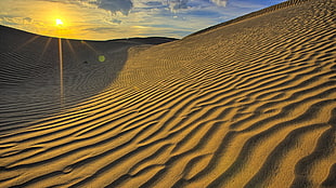 sand dune, nature, landscape HD wallpaper