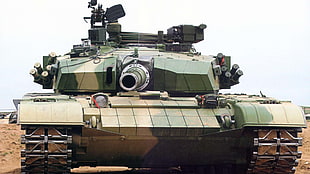green and white military tank, army, ZTZ-99, tank, military