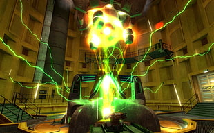 electricity power plant digital wallpaper, Half-Life, video games