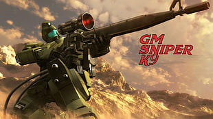 GM Sniper K9, Mobile Suit Gundam 0083: Stardust Memory, mech, Mobile Suit, sniper rifle