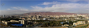 bird's eye view photo of city, Iran HD wallpaper