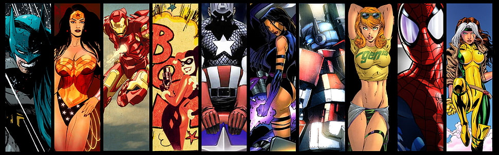 Marvel Comic character 3D wallpaper HD wallpaper