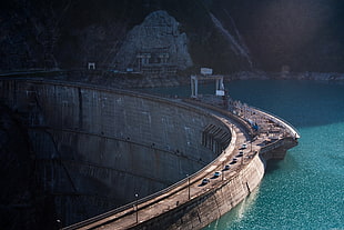 landscape photo of Hoover Dam, USA HD wallpaper