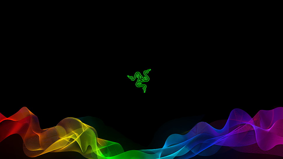 Razer logo, Razer, Razer Inc., colorful, brand HD wallpaper