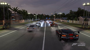 Forza Horizon 3 game application screenshot, forza horizon 3, car, supercars, sports car HD wallpaper