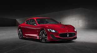 red Maserati Gran Turismo